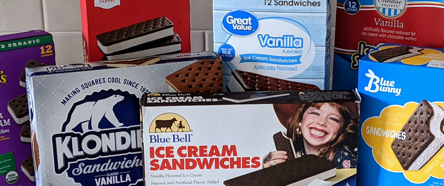Ice Cream Sandwich taste test