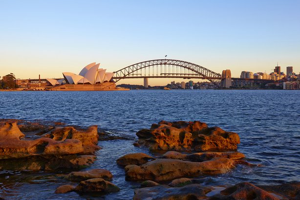 Mrs. Macquarie's Point in Sydney, Australia