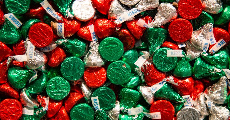 holiday Hershey Kisses