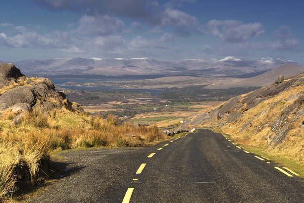 Healy Pass in Cork and Kerry, Ireland