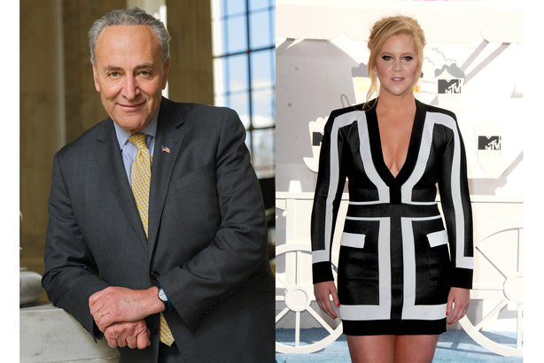 U.S. Senator Chuck Schumer and Amy Schumer