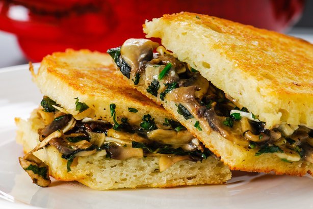 Grilled Cheese with Mushrooms