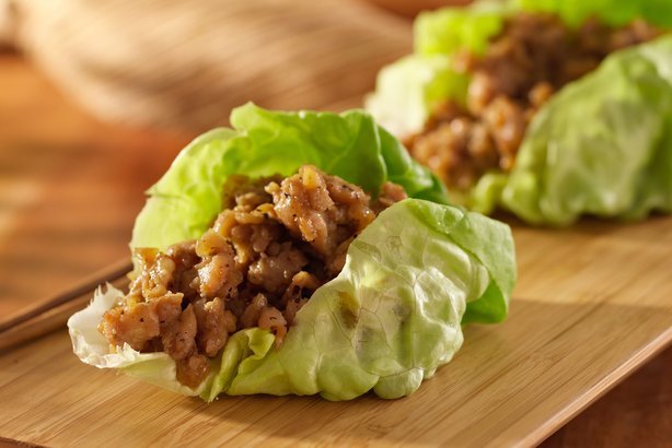 Asian Chicken Lettuce Cups