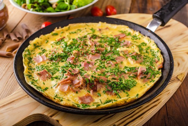 Ham and Cheese Frittata
