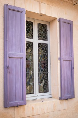 A Color Plum Wrong for Shutters
