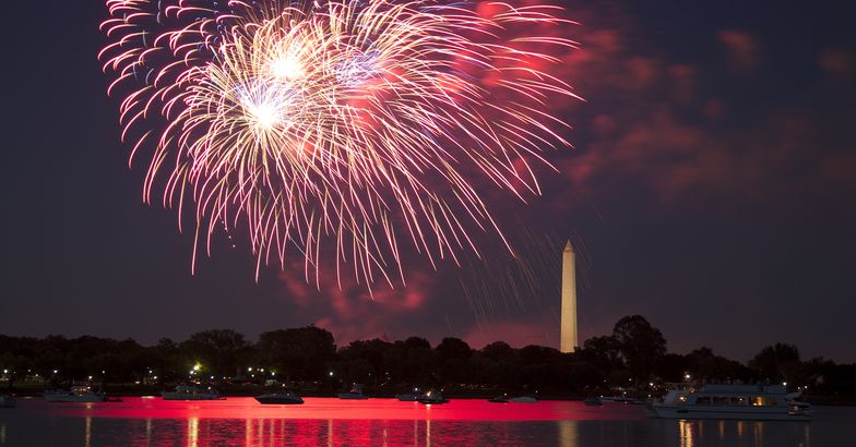 Fourth of July fireworks, Washington, D.C.