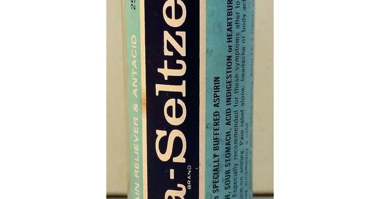 Vintage Alka-Seltzer from 1960s