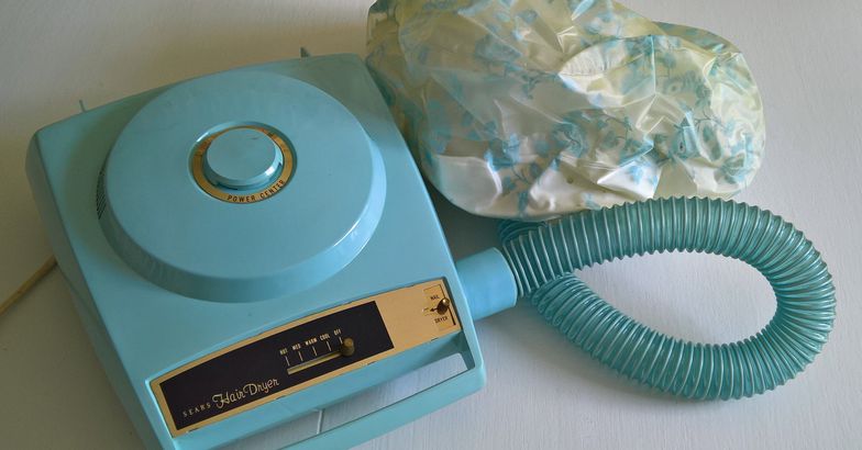 1960s Vintage Sears Salon Bonnet Hair Dryer