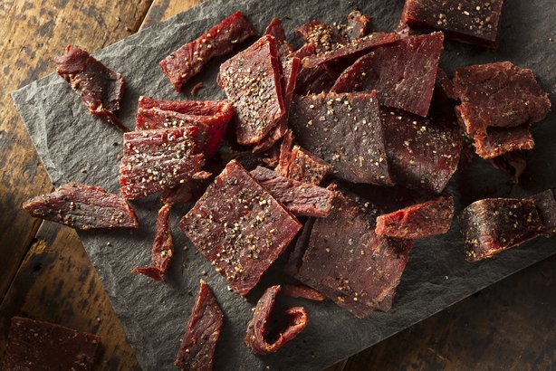Celebs-Dried Peppered Beef Jerky Cut in Strips
