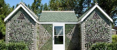 Glass Bottle House in Prince Edward Island, Canada