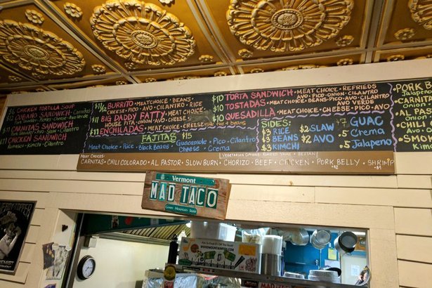 The Mad Taco in Waitsfield, Vermont