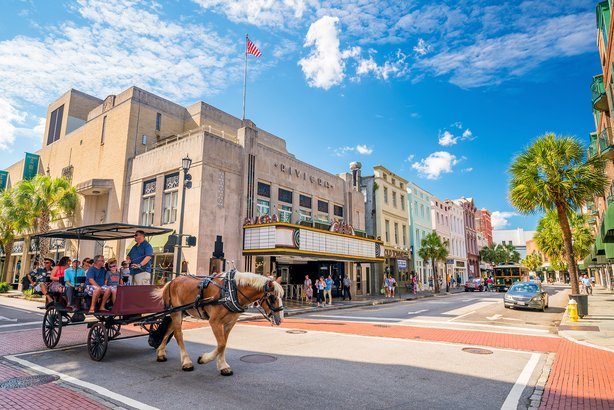 downtown Charleston, South Carolina