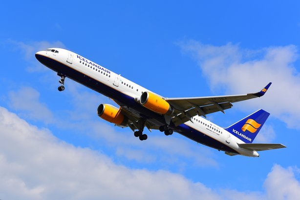 Icelandair airplane
