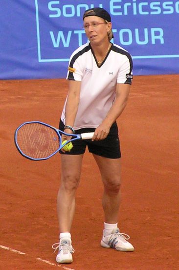 Martina Navrátilová ! Photo taken from ECM Prague Open 2006