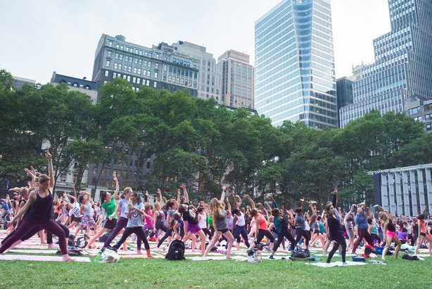 Relax and Stretch in the Park