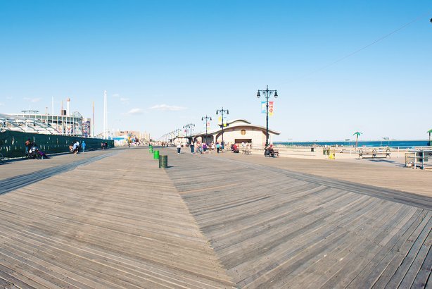 Walk the Boardwalk At Coney Island