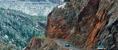 Million Dollar Highway between Ouray and Silverton, Colorado