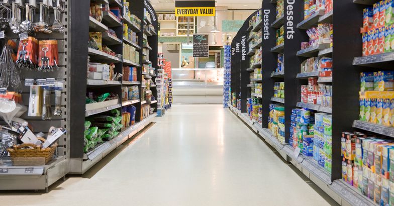 supermarket aisle