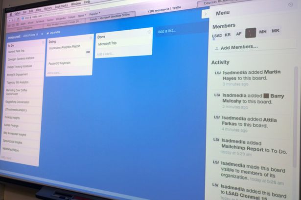 Learning with Trello