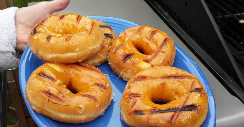 grilled donuts