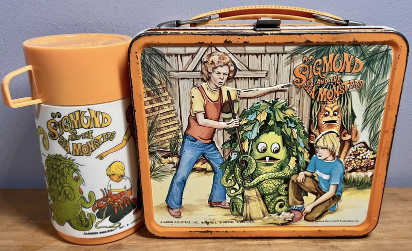 1970s Sigmund and the Sea Monsters Lunchbox