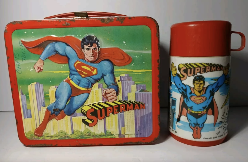 1970s Superman Lunchbox