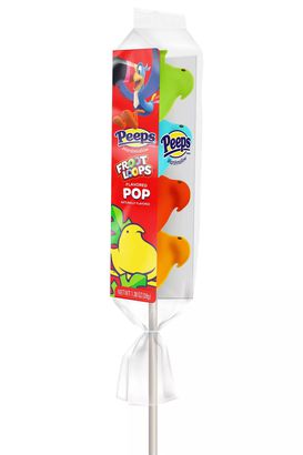 Peeps Froot Loop-Flavored Chick Pop