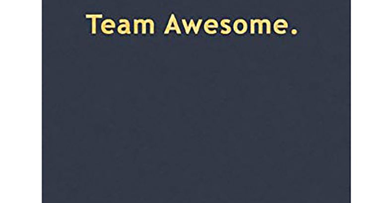 Team Awesome Premium Lined Journal