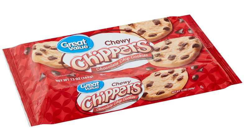 walmart great value chewy chippers chocolate chip cookies