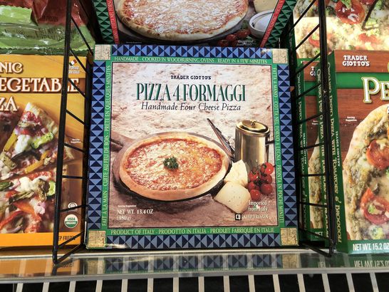Trader Joe's Pizza 4 Formaggi Pizza