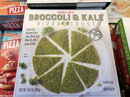Trader Joe's Broccoli and Kale Pizza Crust