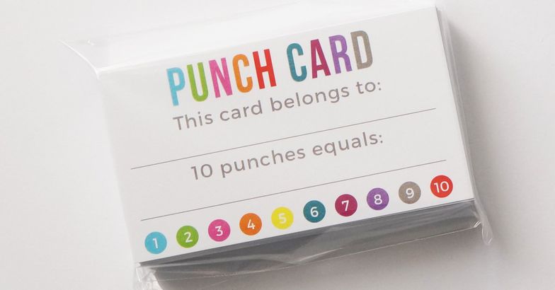 Incentive Loyalty Reward Cards
