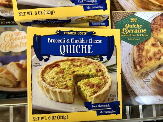 Trader Joe's Broccoli and Cheddar Cheese Quiche
