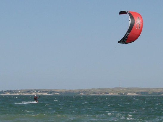 Lake McConaughy Kite Surfing