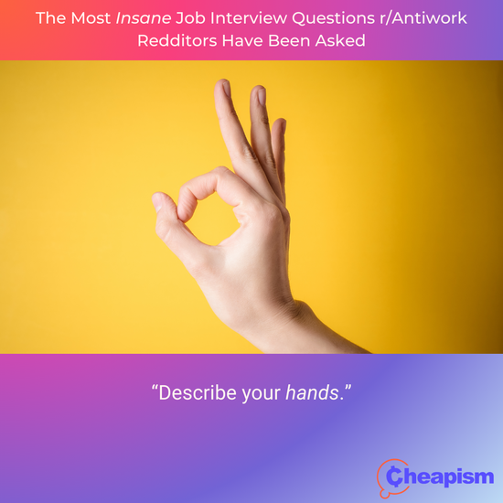 12 Times Interviewers Asked Really Absurd Questions