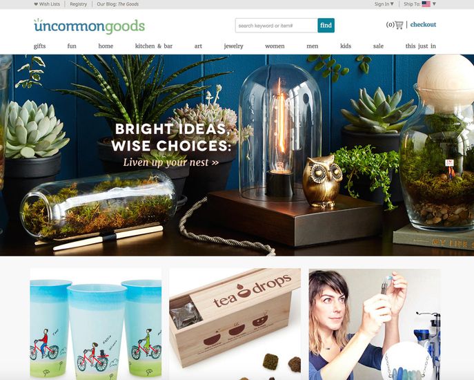 Unique Online Stores