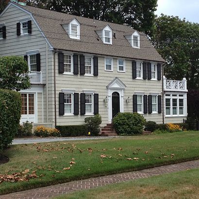 We went to the Amityville horror house.