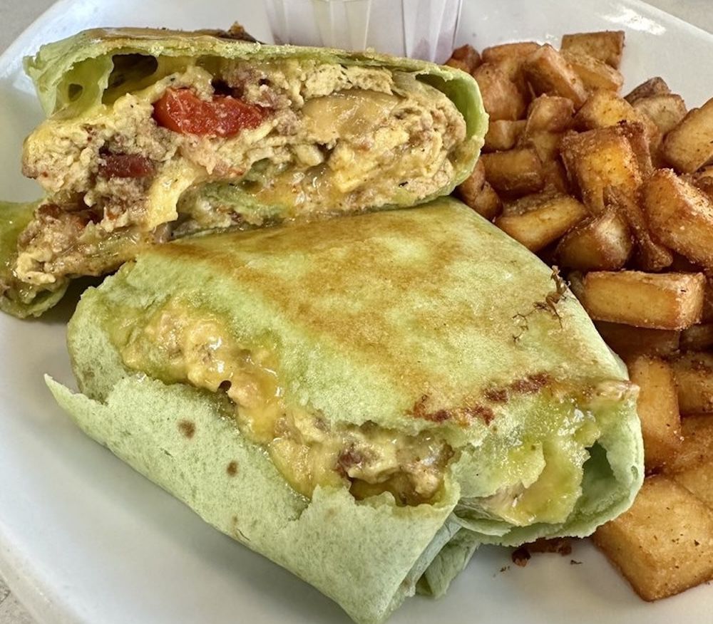 Dutchman burrito from At the Corner in Little Rock, Arkansas