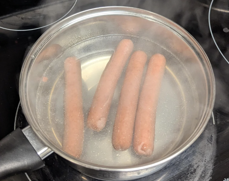 Boiled Hot Dogs
