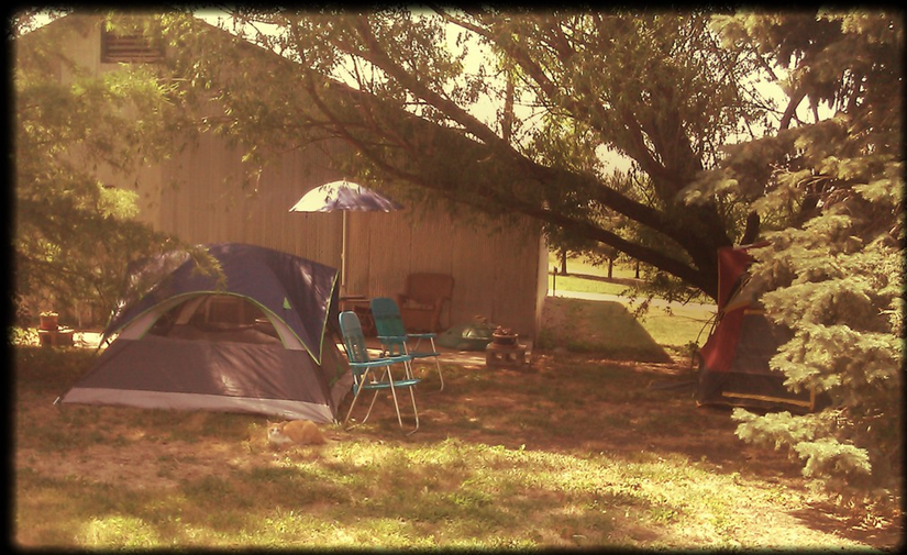 Camping in the Backyard
