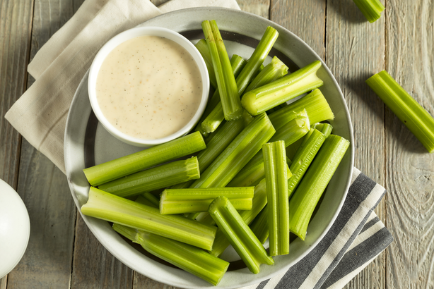 Celery With Olive Dip