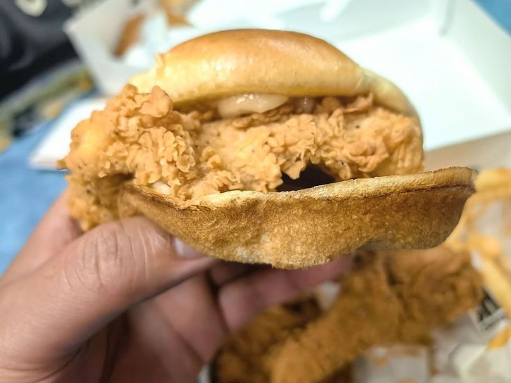 Church's Texas Chicken Original Chicken Sandwich 20 Unhealthiest Fast-Food Chicken Sandwiches, Ranked