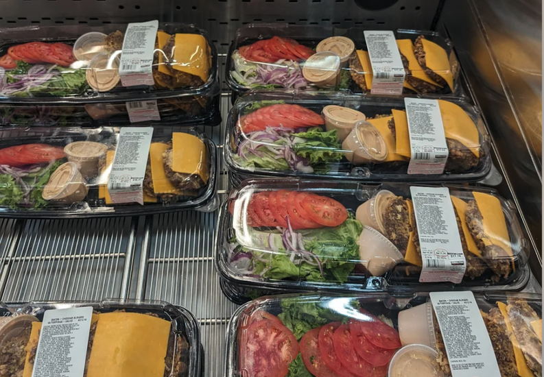 Costco Bacon Cheddar Burger kits