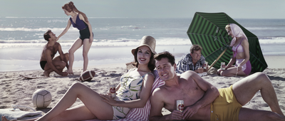 Couples on the Beach, 1960