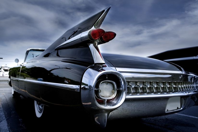 vintage car - grey