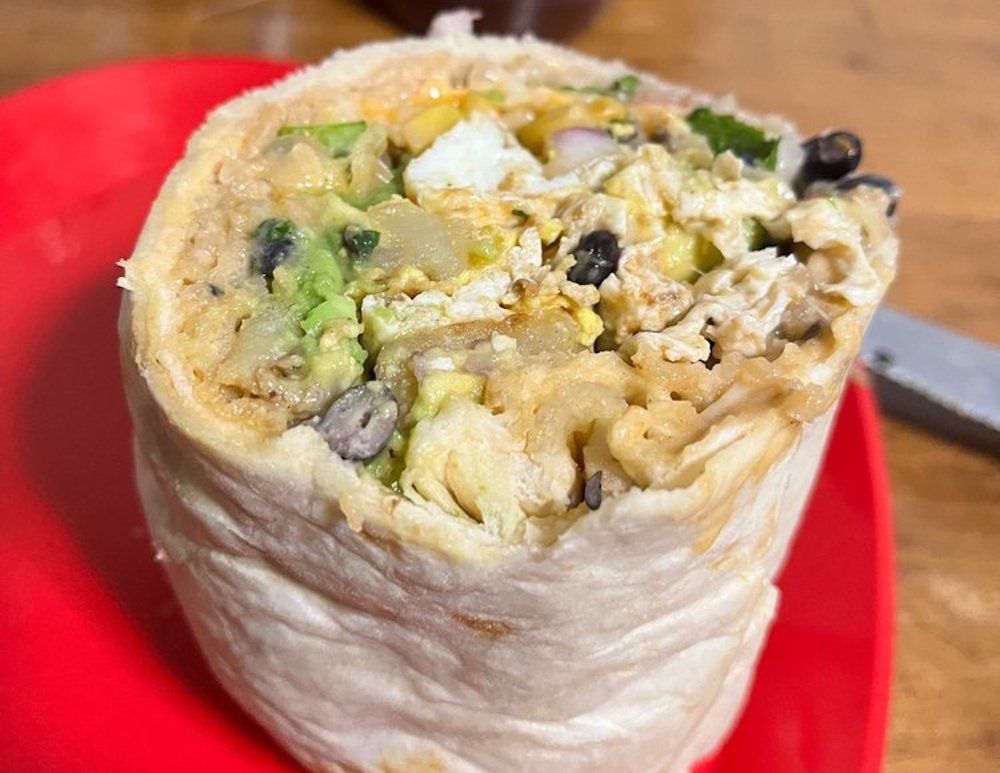 Estela's Fresh Mex Burrito