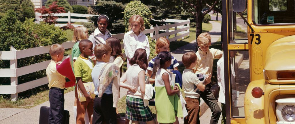 School Bus 1960s 1970s