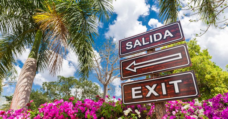 bilingual exit signs
