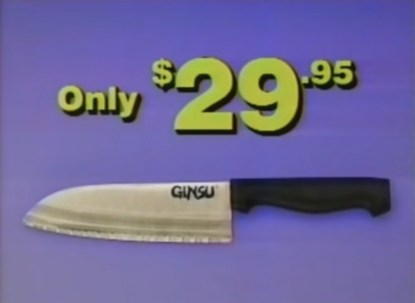 Ginsu Knives Commercial, 1992