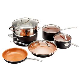 Gotham Steel Nonstick Ti-Cerama 10-Piece Set